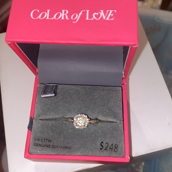 COPY - Real diamond ring ,  10k gold - Picture 8 of 9